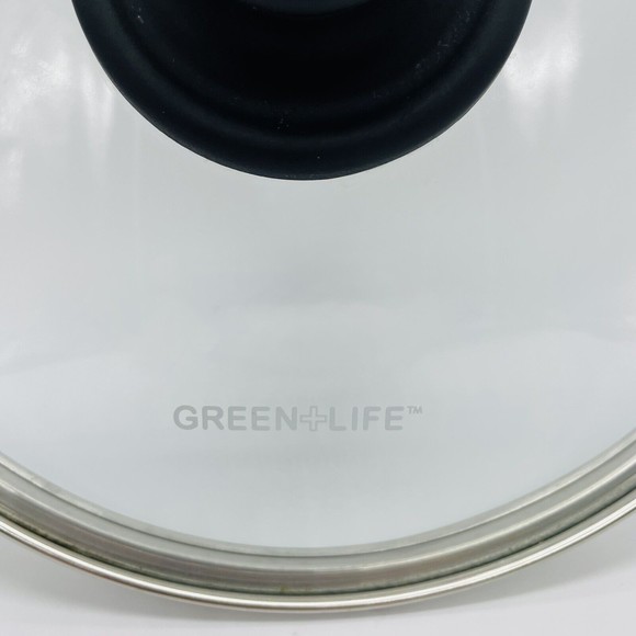 Green Life Replacement Lid for 8.5 Inch Pots Pans Black Knob Handle - Picture 2 of 5